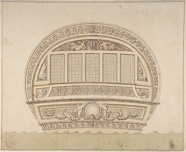 Anonymous, French, 18th century, Design for Stem of a Ship