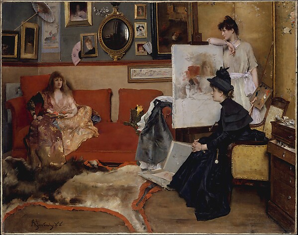 Alfred Stevens, In the Studio