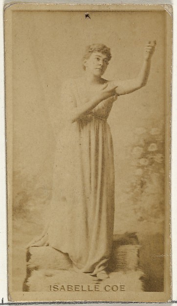 W. Duke, Sons & Co., Isabelle Coe, from the Actors and Actresses series (N145-8) issued by Duke Sons & Co. to promote Duke Cigarettes