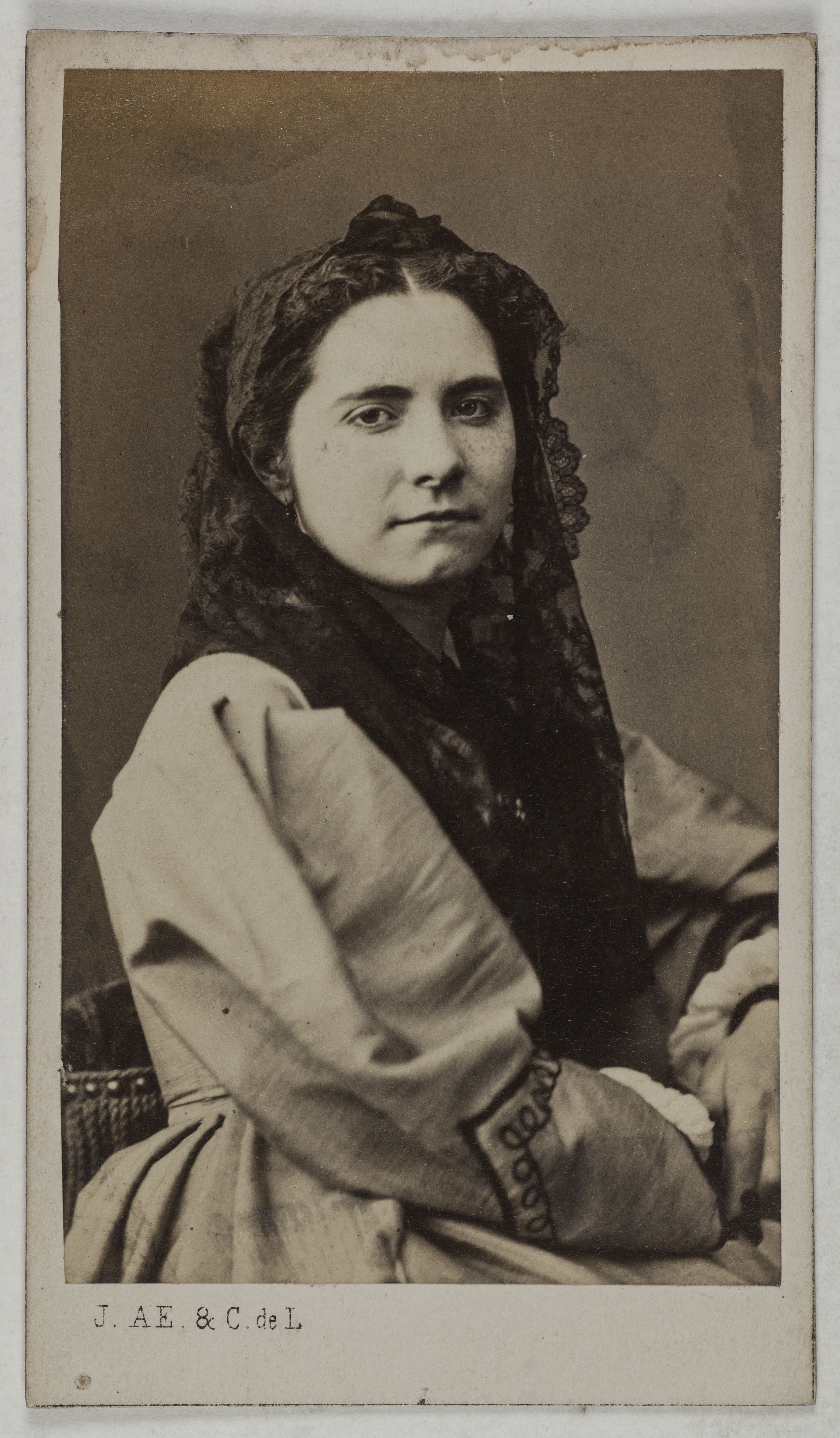 Anonyme, Portrait de Devilliers, (actrice)
