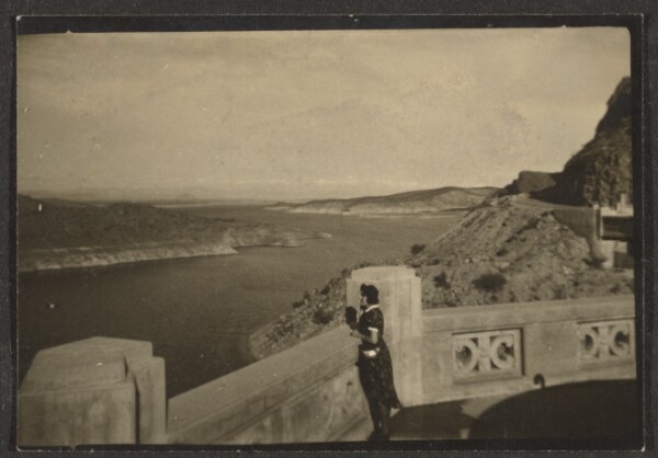 Louis Fleckenstein, [Woman Overlooking Beach]