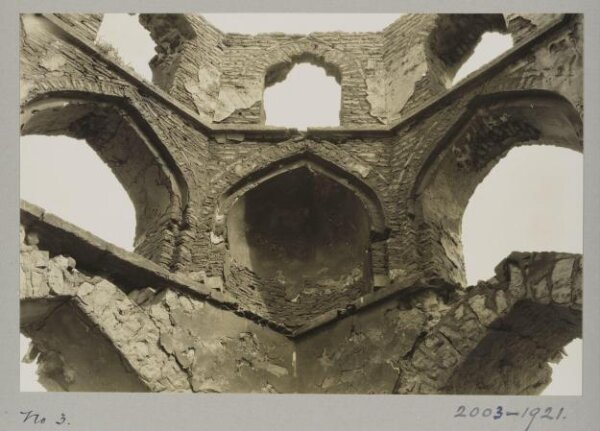 K.A.C. Creswell, Dome pendentive of the third mausoleum of the Saba' Banat, Cairo