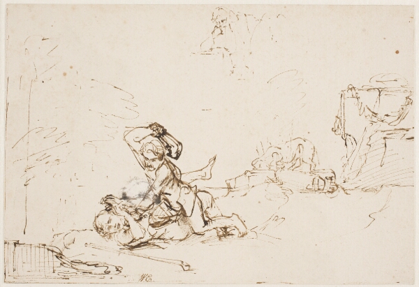 Rembrandt van Rijn, Kain dræber Abel