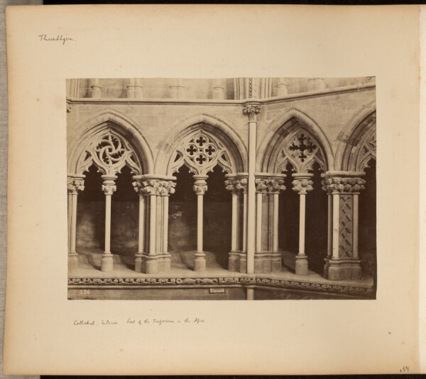 Unknown, Trondhjem. Cathedral, Interior.