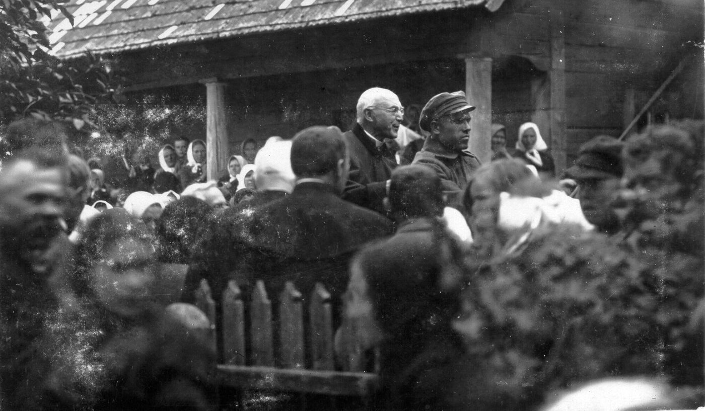Petras Ločeris, Vyskupo P. Karevičiaus viešnagė Biržų krašte