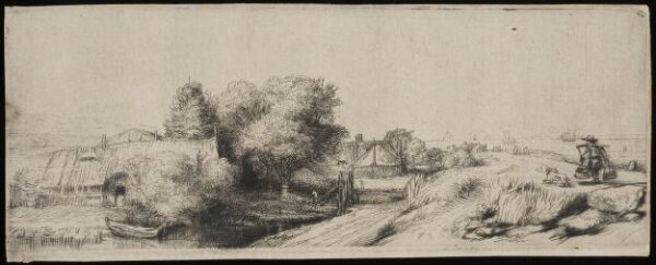 Rembrandt van Rijn, Landscape with a milkman ('Het melkboertje')