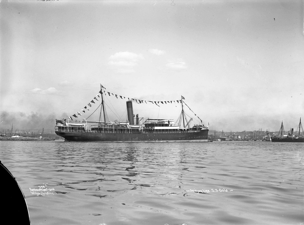 Anders Beer Wilse, D/S Oslo (b. 1906, Earle's Co., Hull)