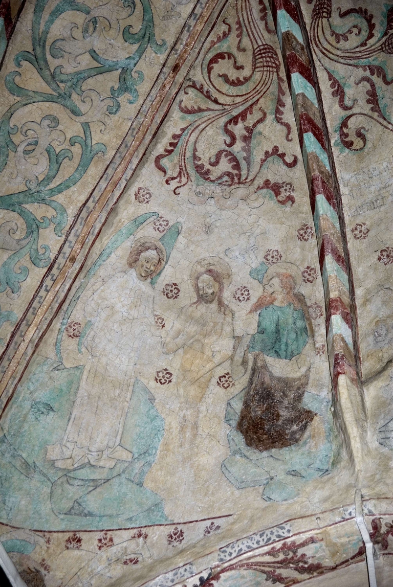 Bengt Backlund, Lime painting in the Church of the Baltic, Uppland 2009