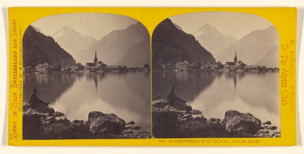William England, Le Bristenstock et le Lac d'Uri, Fluelen, Suisse.
