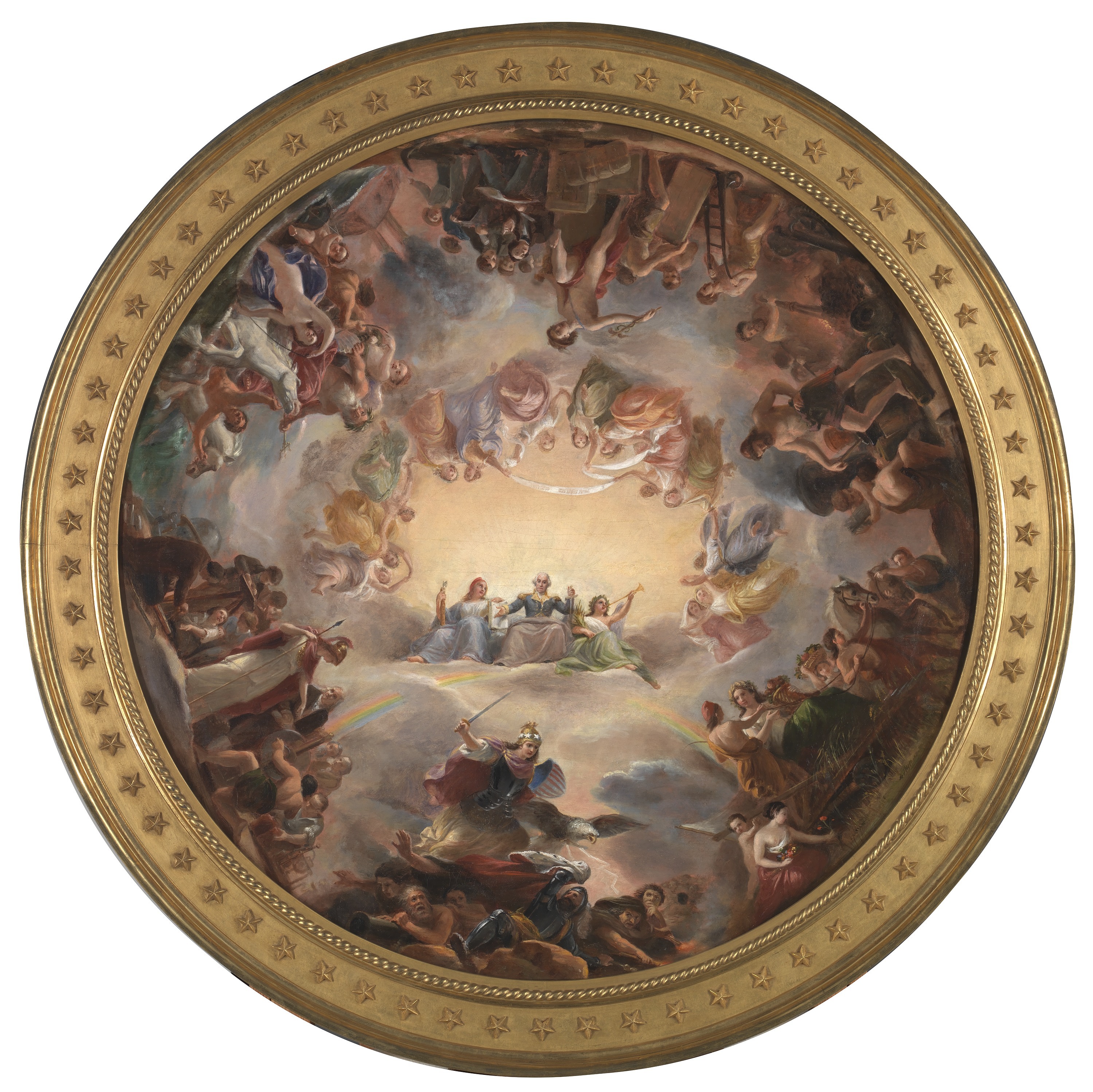 Constantino Brumidi, Study for the Apotheosis of Washington in the Rotunda of the United States Capitol Building