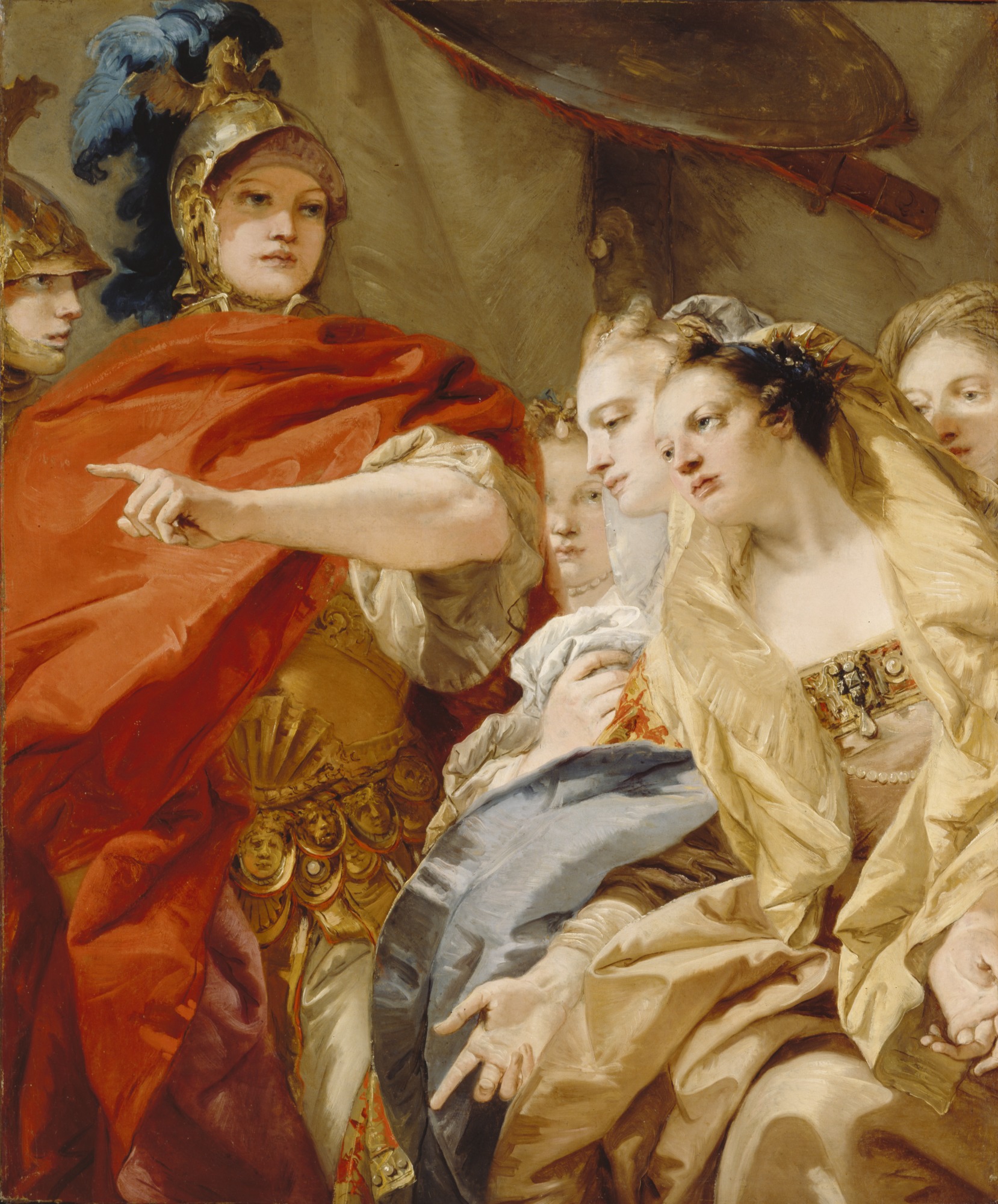 Giovanni Domenico Tiepolo, The Women of Darius Invoking the Clemency of Alexander