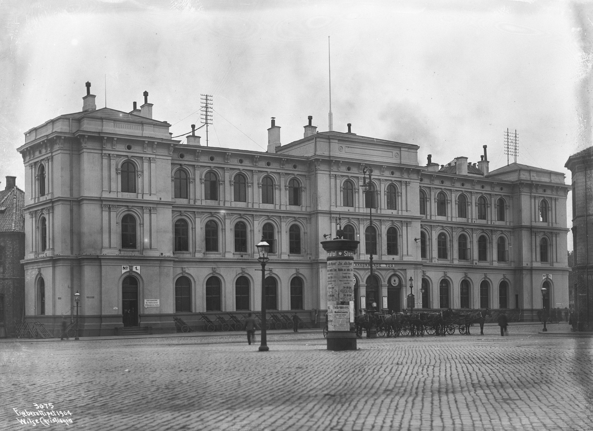 Anders Beer Wilse, Prot: Oslo - Østbanestation fra Trovet 29/8 1904