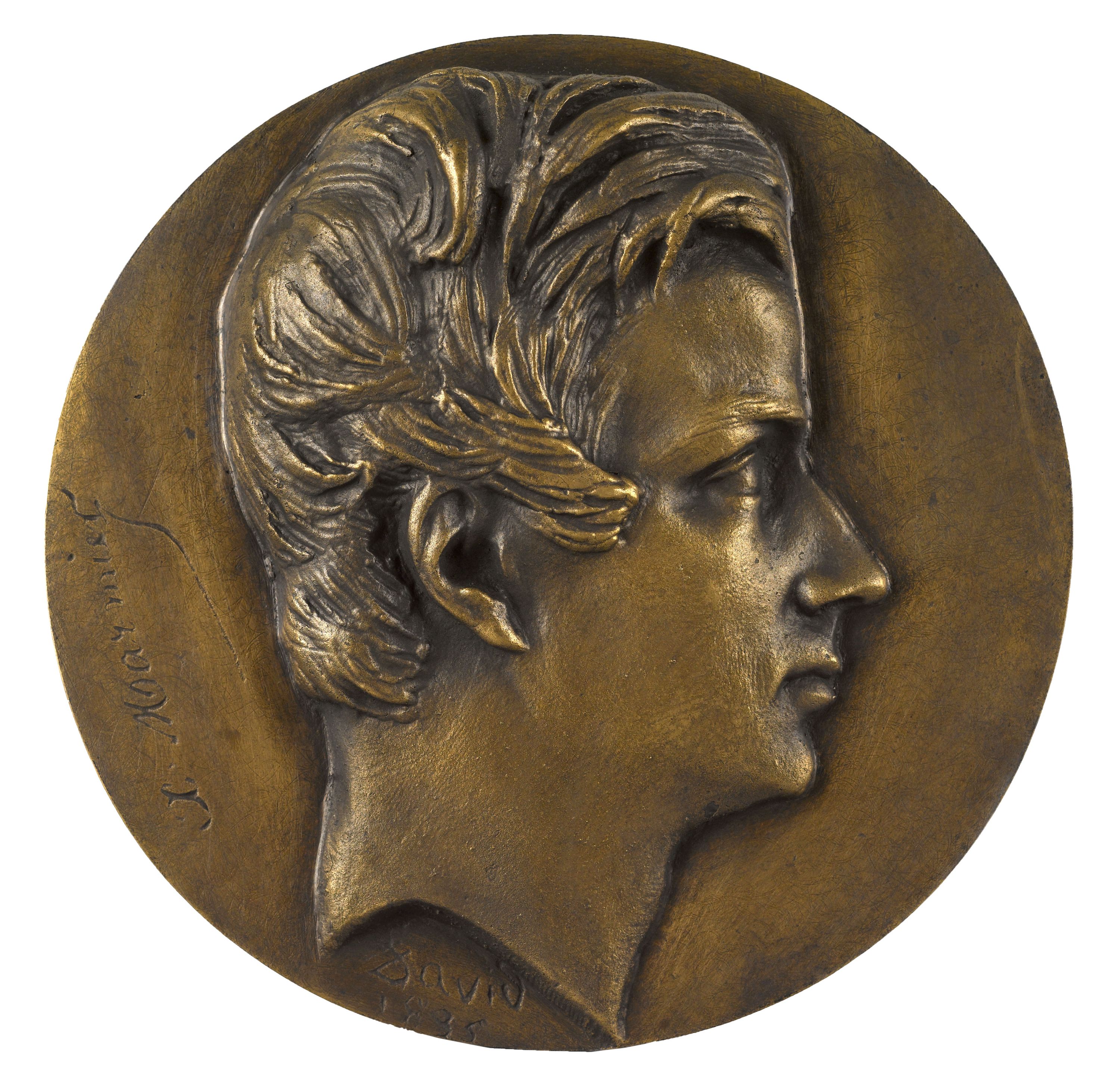 David d'Angers, Portrait de Xavier Marmier (1809-1892), homme de lettres