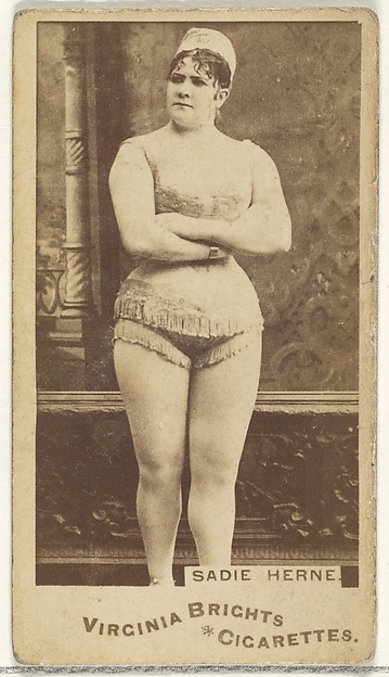 Allen & Ginter, Sadie Herne, from the Actors and Actresses series (N45, Type 1) for Virginia Brights Cigarettes