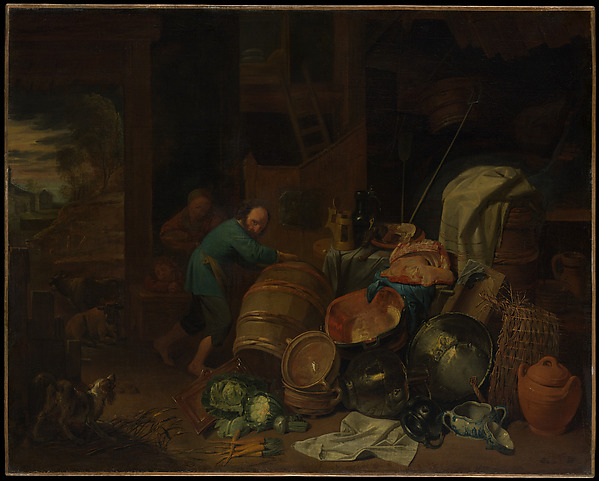 David Ryckaert III, Rustic Interior