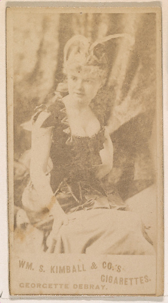 William S. Kimball & Company, Georgette Debray, from the Actresses series (N203) issued by Wm. S. Kimball & Co.