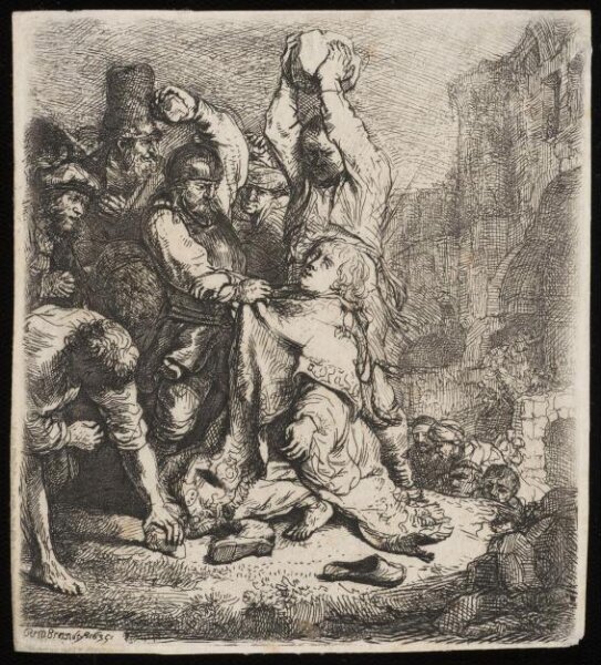 Rembrandt van Rijn, The Stoning of St. Stephen