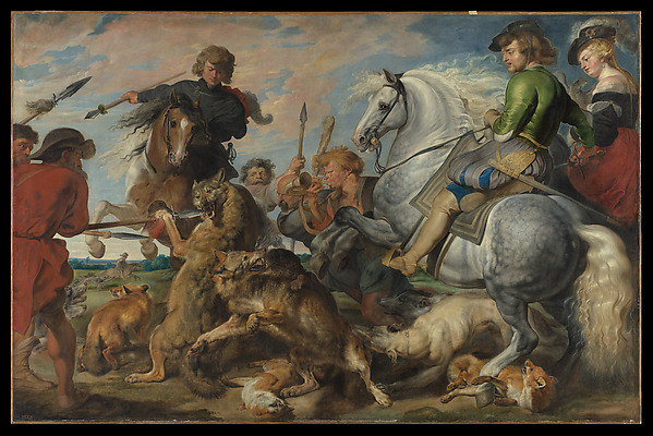 Peter Paul Rubens, Wolf and Fox Hunt
