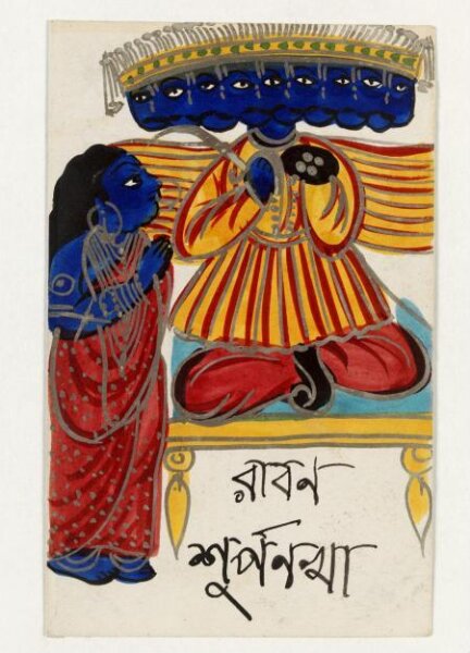 Unknown, Surpanakha and Ravana