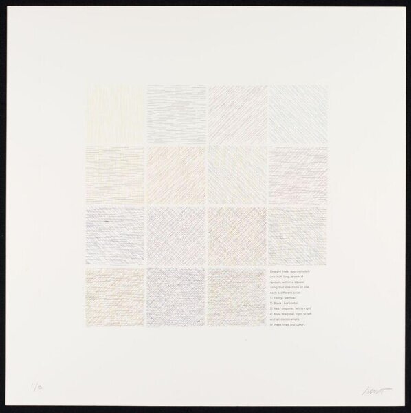 Sol LeWitt, Sixteen Lithographs in Color