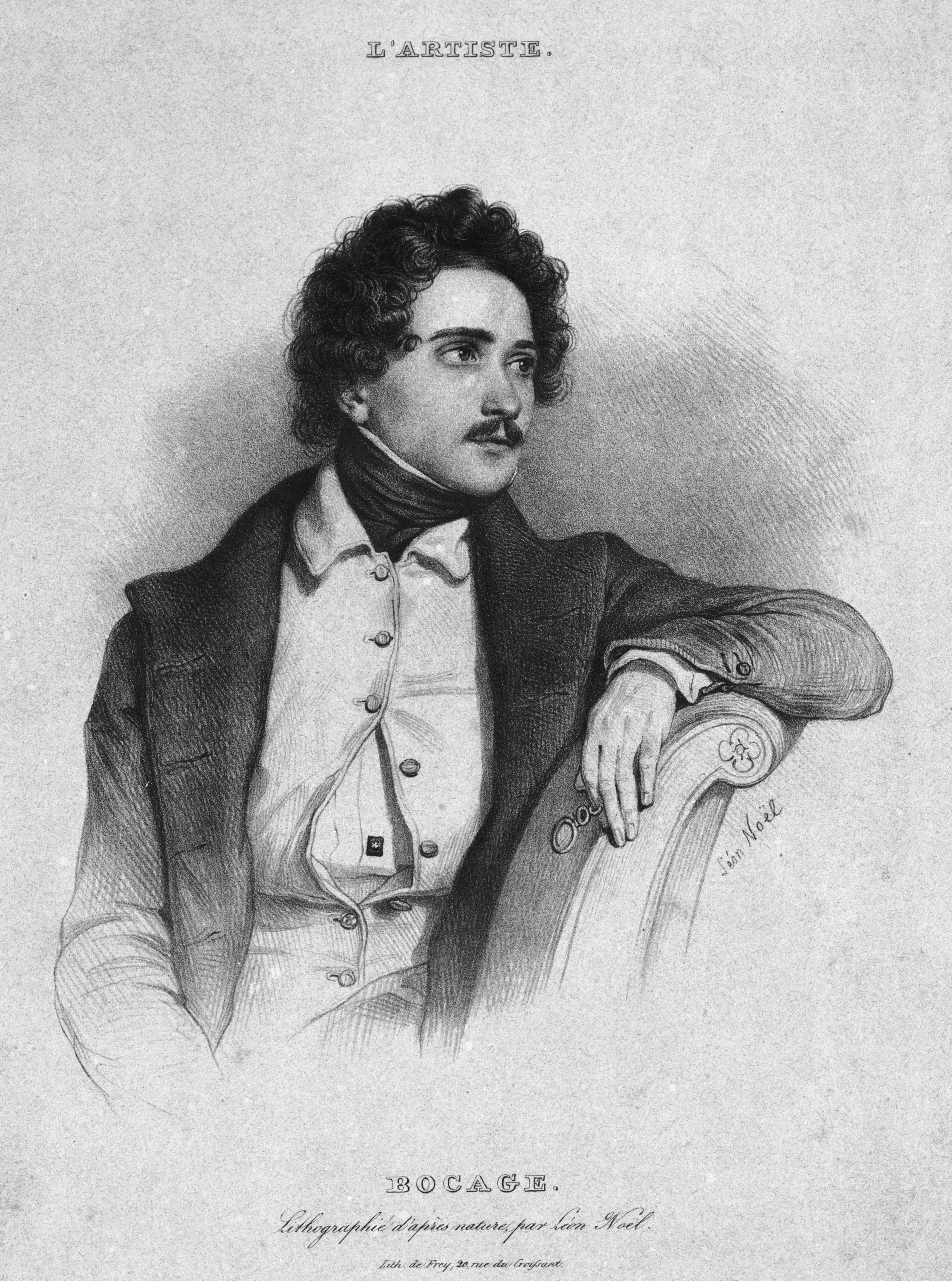 Alphonse Léon Noel, Portrait de Pierre-Martinien Tousez, dit Bocage