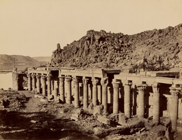 Antonio Beato, [View of Egyptian Temple]