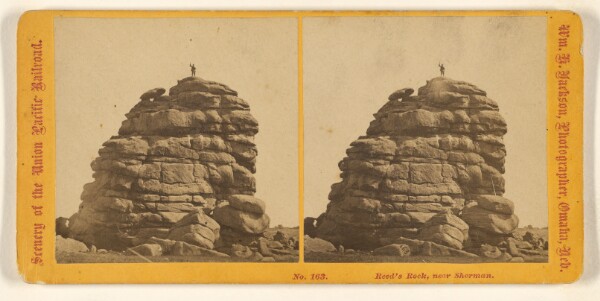 William Henry Jackson, Reed's Rock, near Sherman.
