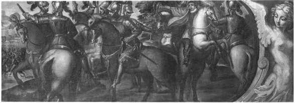 Palma il Giovane, soldiers on horseback