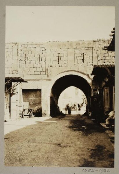 K.A.C. Creswell, Inner side of Bab al-Qarafa, Cairo