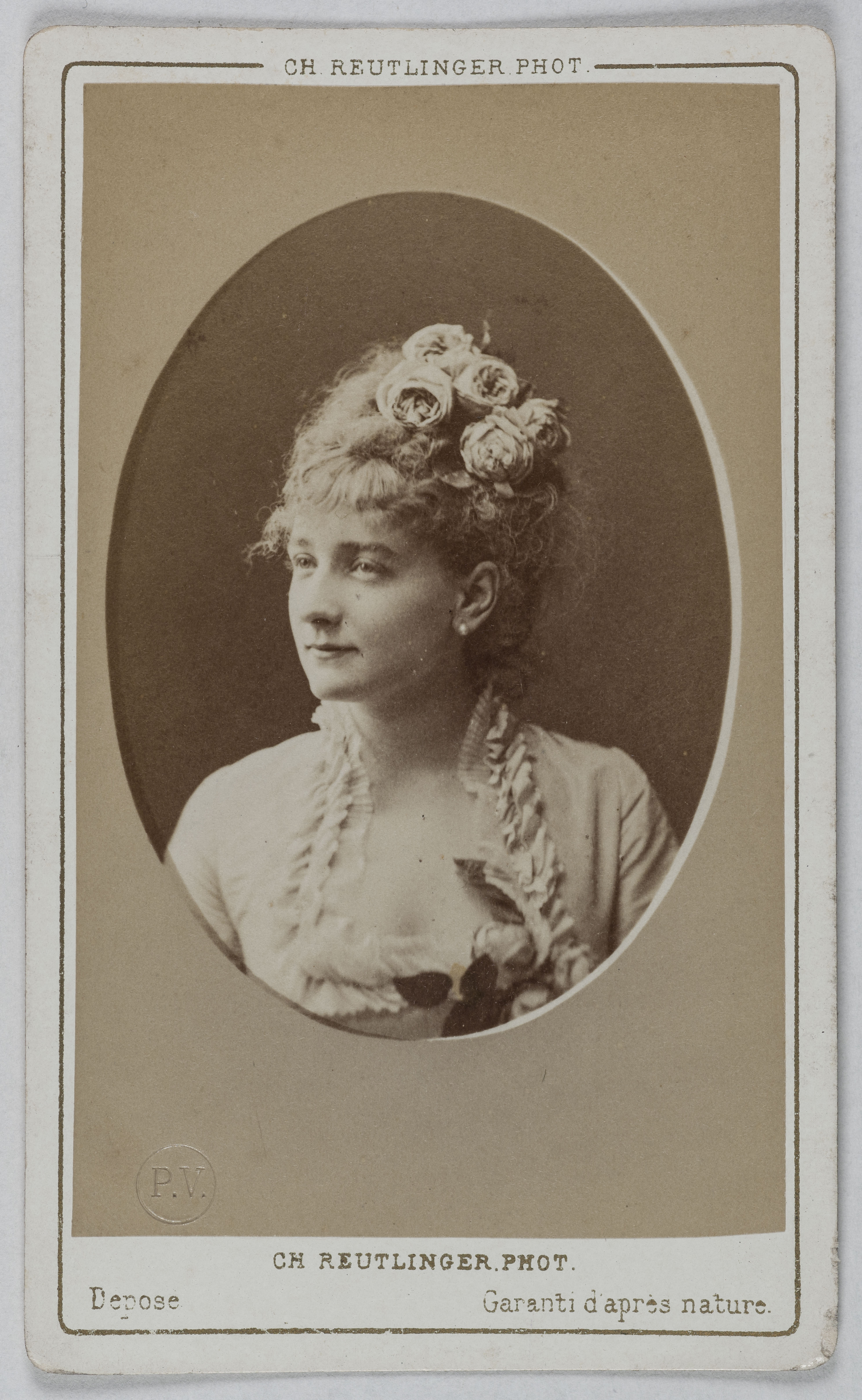 Charles Reutlinger, Portrait de Farvy Berthe, (actrice)