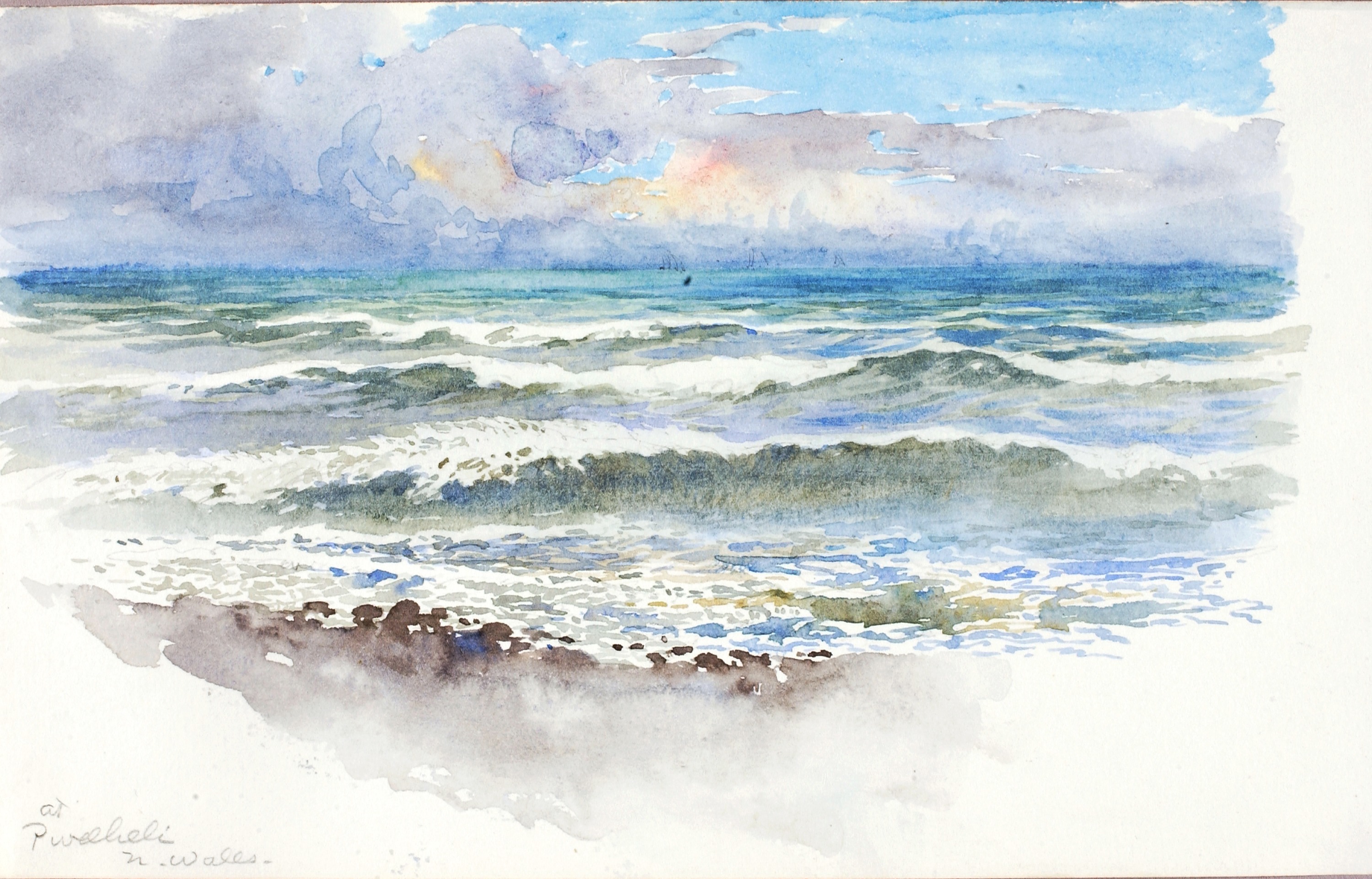 George Elbert Burr, At Pwllheli, N. Wales