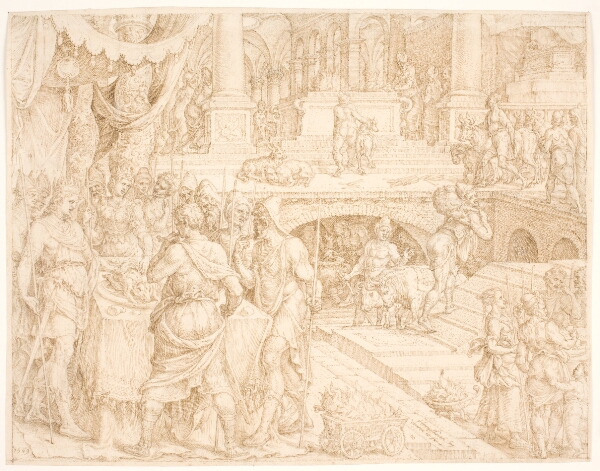 Maarten van Heemskerck, Josias befaler, at folket skal holde påske som foreskrevet i pagtsbogen