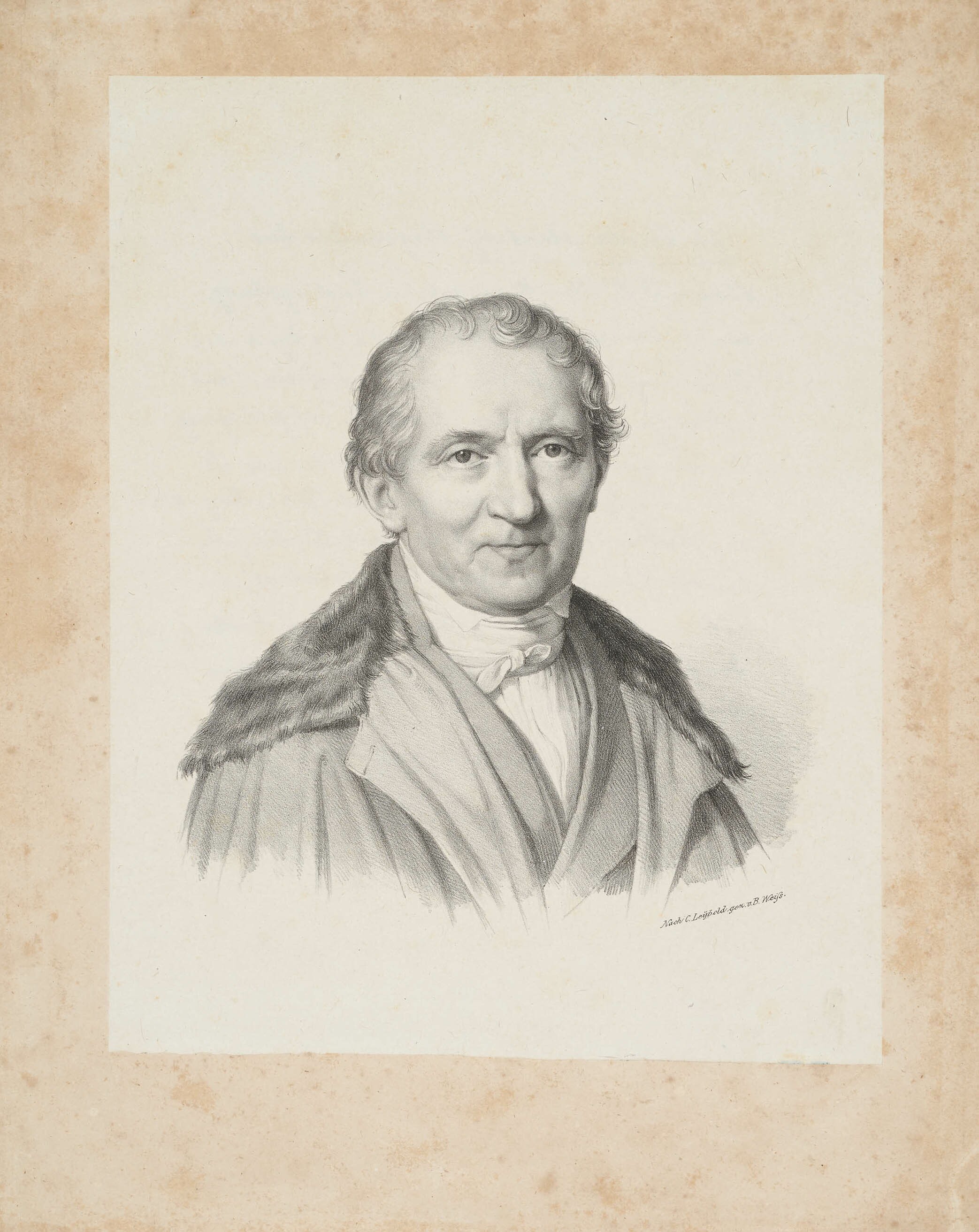 Bonaventura Weiss, Bildnis Johann Friedrich Steinkopf