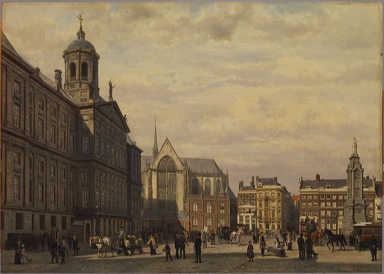 Cornelis Springer, De Dam in de zomer
