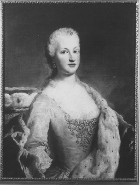 Georg Desmarées, Bildnis der Maria Franziska Dorothea von Pfalz-Sulzbach, Herzogin von Zweibrücken-Birkenfeld (1724-1794)