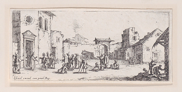 Jacques Callot, L'Hopital (The Hospital), plate 6 from "Les Petites Misères de la Guerre" (The Little Miseries of War)