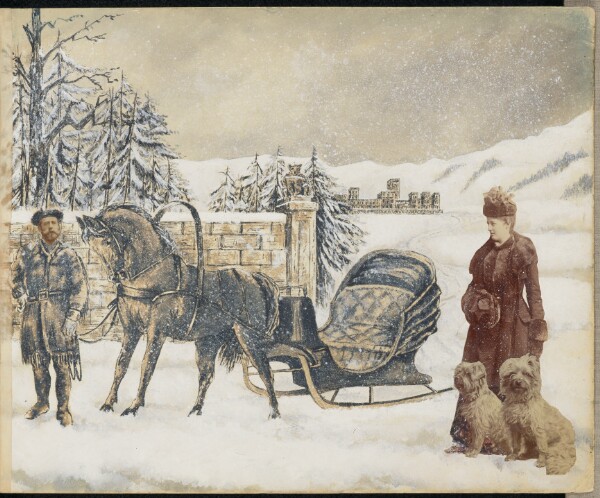 Unknown, [Snowy landscape]