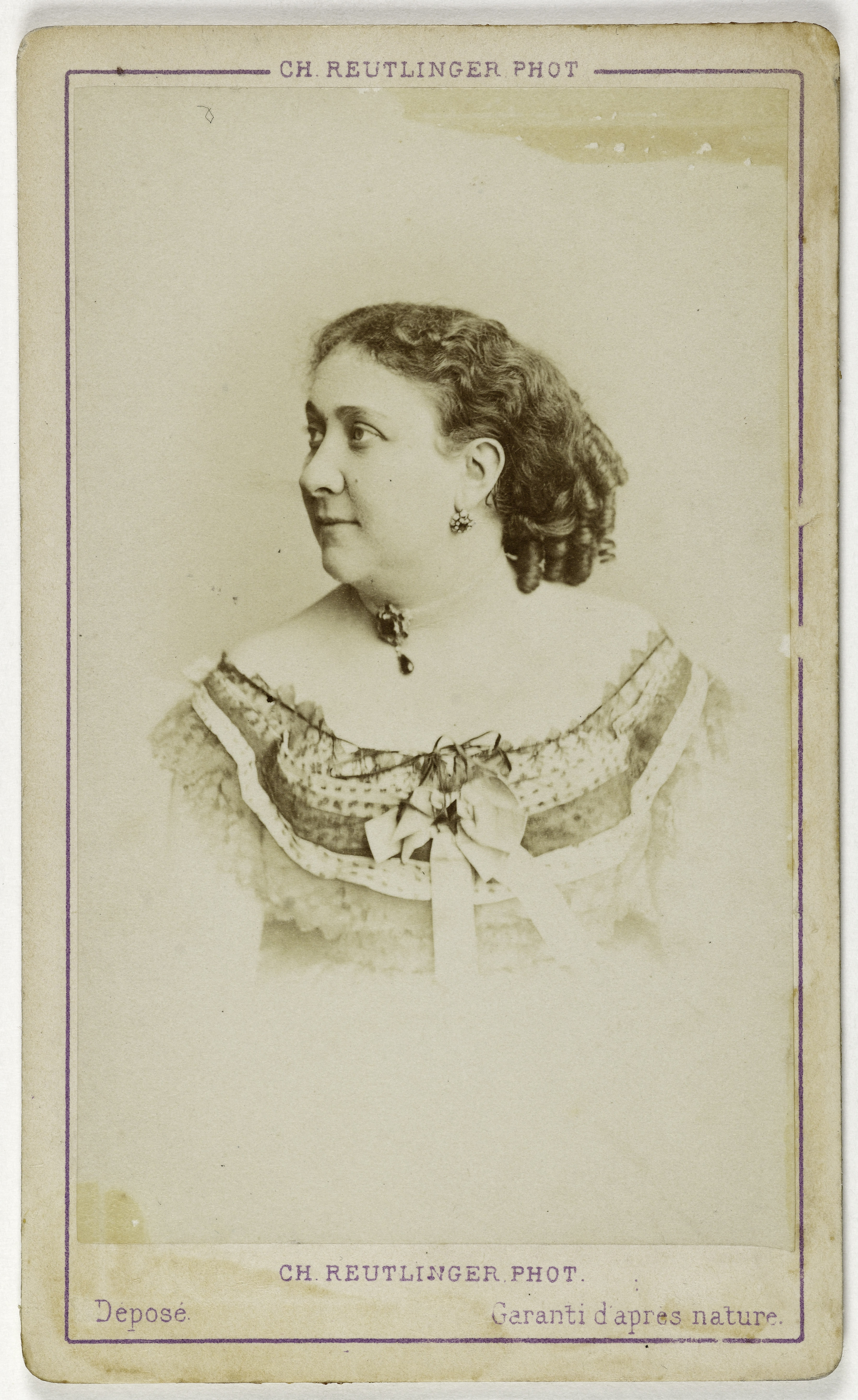 Charles Reutlinger, Portrait de Lagier Suzanne, (1833-1893), (actrice, chanteuse populaire, compositeur)