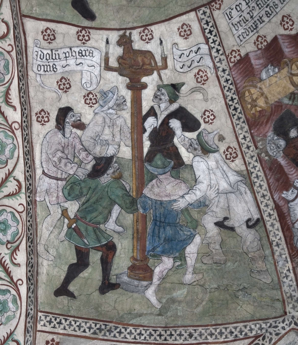 Bengt Backlund, Kalkmålning i Täby kyrka, Uppland 2009