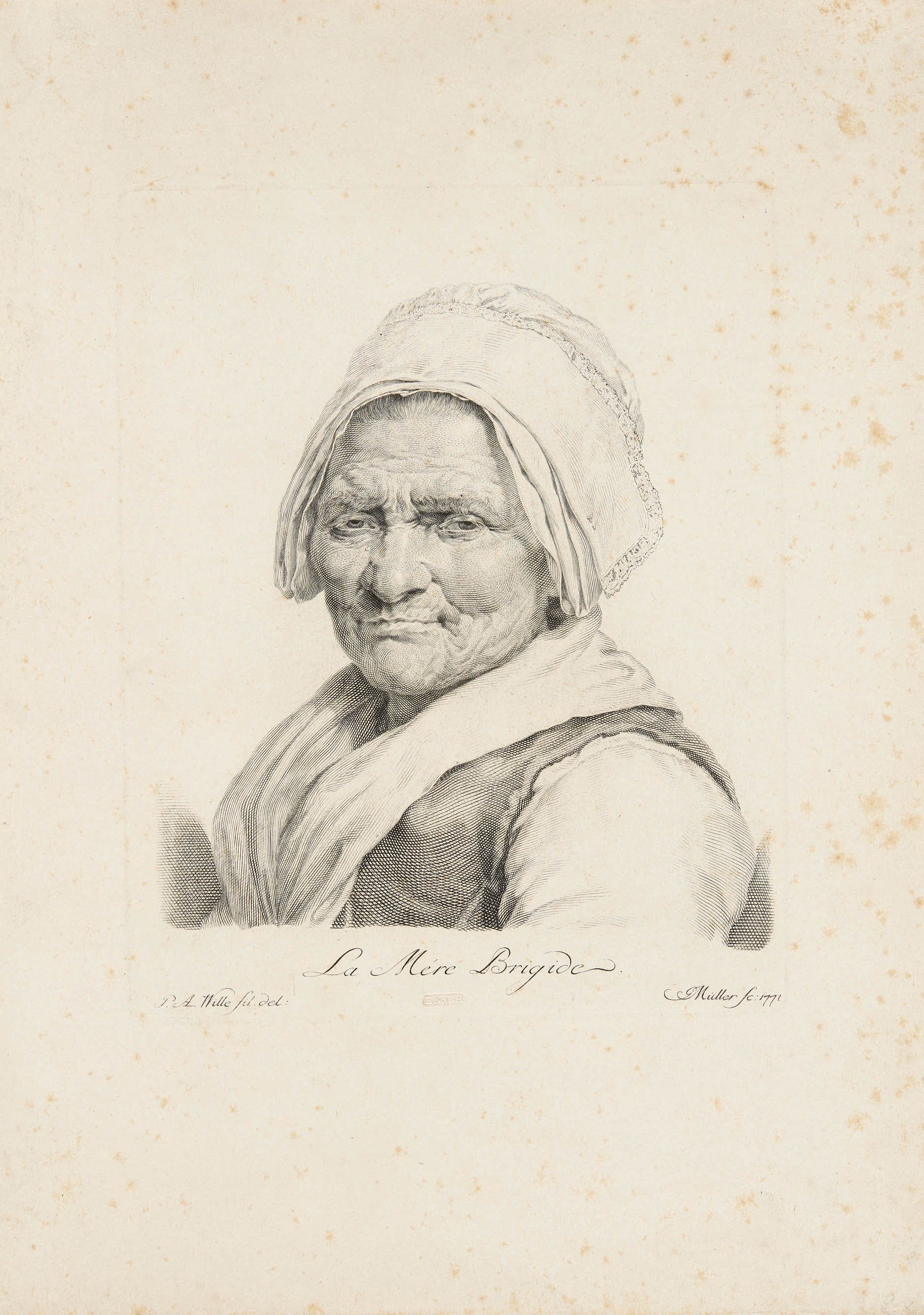Johann Gotthard von Müller, "La Mére Brigide."