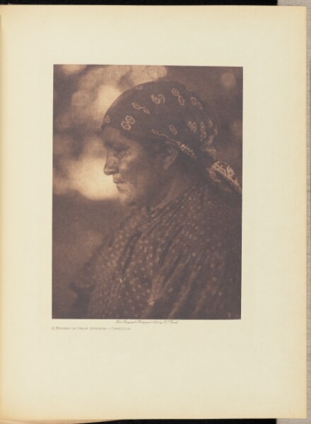 Edward S. Curtis, A Woman of Palm Springs - Cahuilla