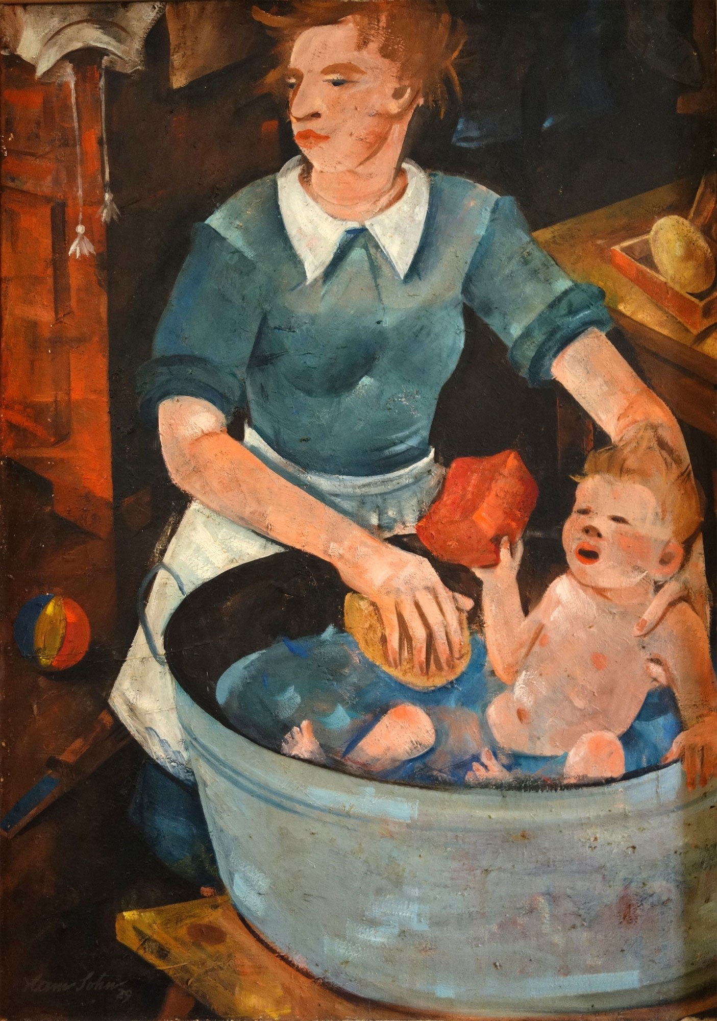 Hermann Sohn, "Kinderbad"