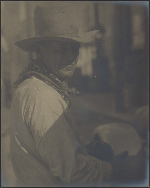 Louis Fleckenstein, [Portrait of a Man in Cowboy Gear]