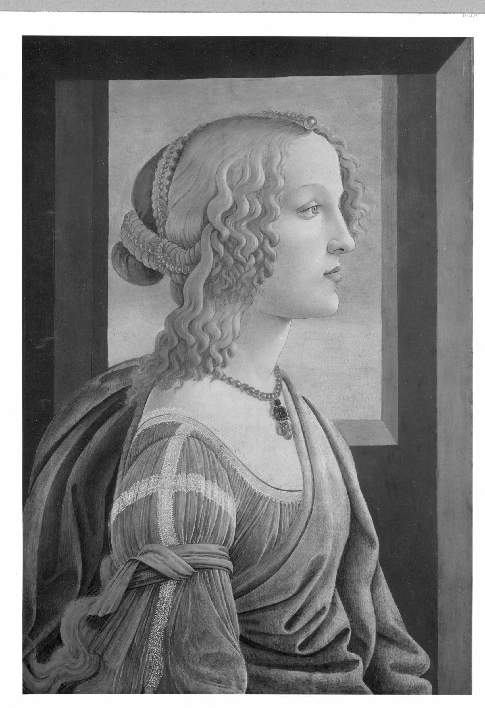 Sandro Botticelli, Weibliches Bildnis