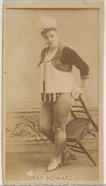 Allen & Ginter, May Harold, from the Actors and Actresses series (N45, Type 8) for Virginia Brights Cigarettes