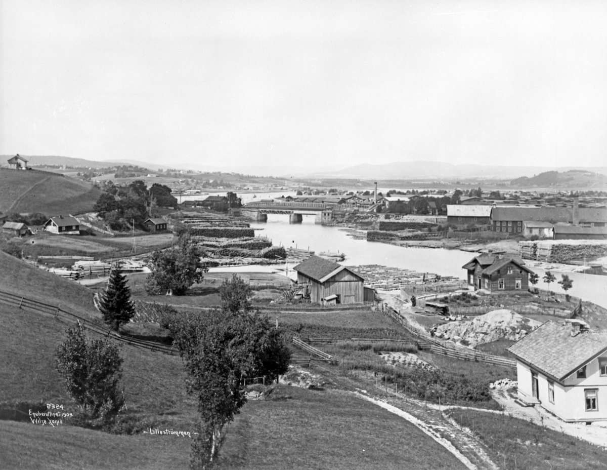 Anders Beer Wilse, Prot: Lillestrøm - Panorama 8. Aug. 1903