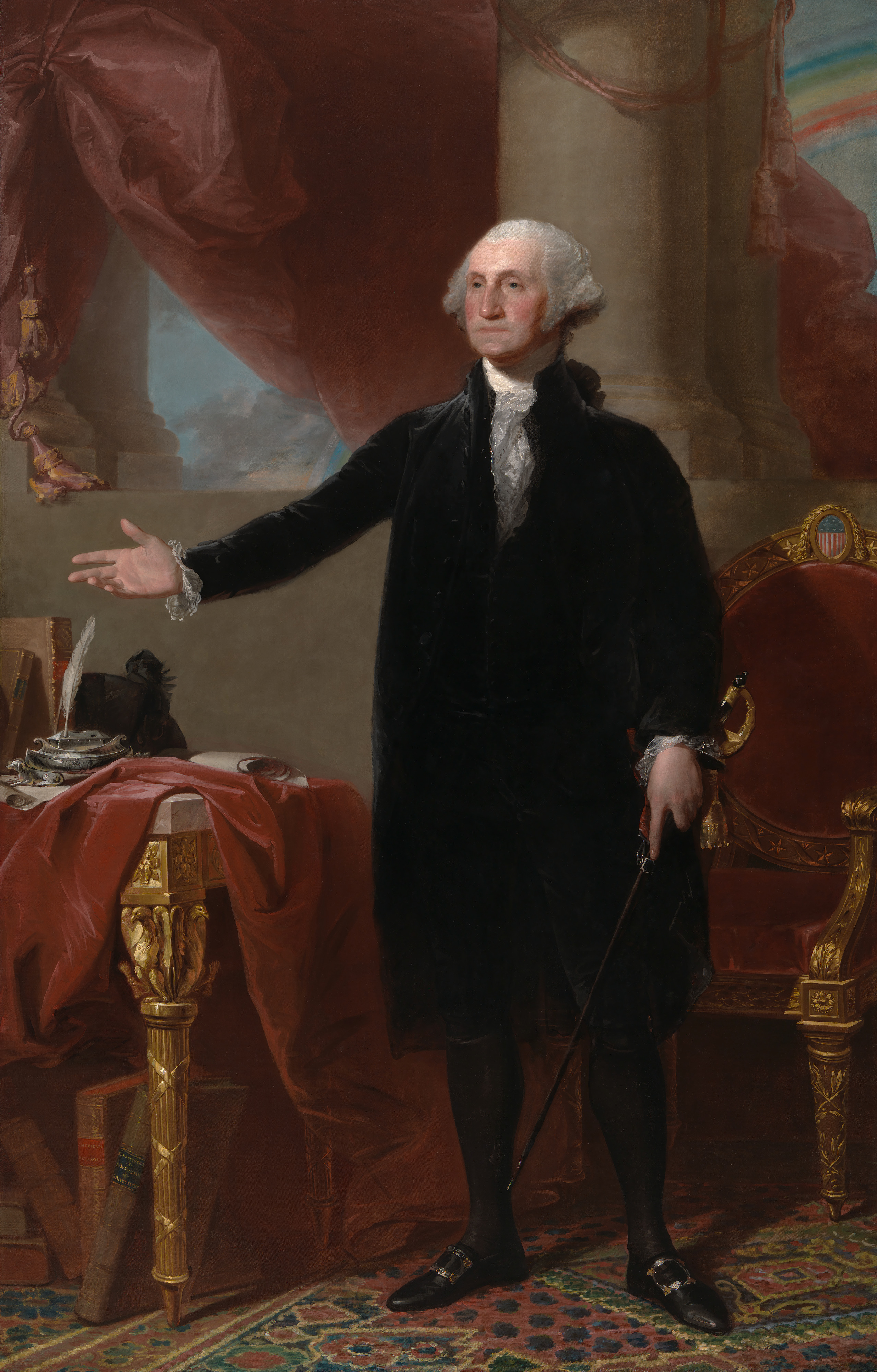 Gilbert Stuart, George Washington (Lansdowne Portrait)