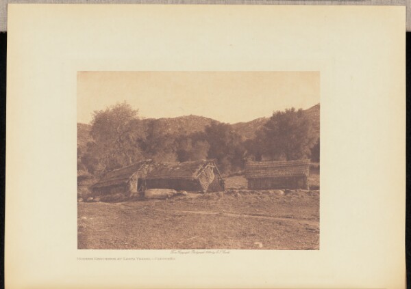 Edward S. Curtis, Modern Rancheria at Santa Ysabel - Diegueño