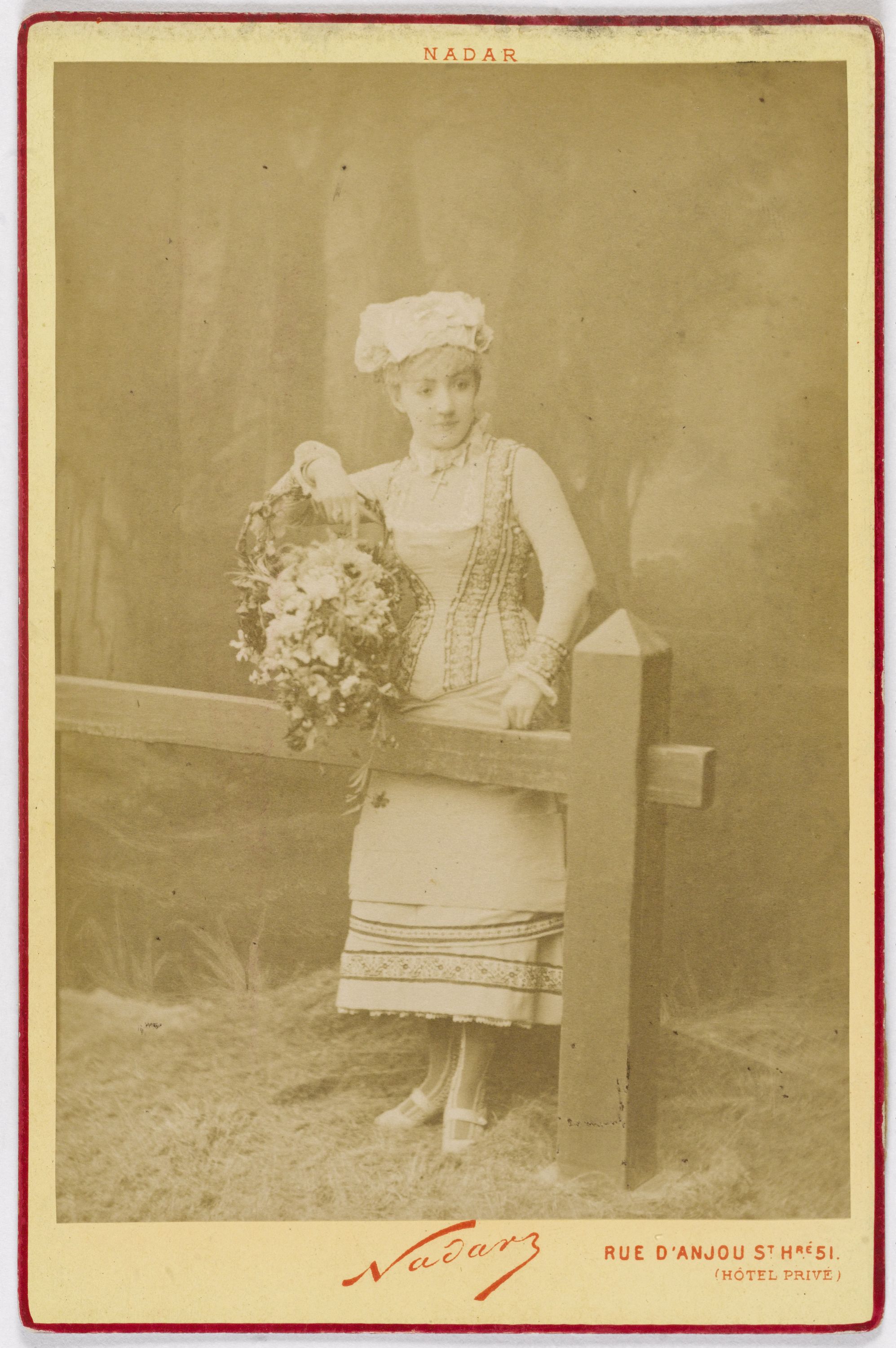 Atelier Nadar, Portrait de Vidal, actrice