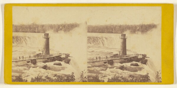Edward and Henry T. Anthony & Co., Terrapin Tower and part of Horse Shoe Fall from the Canada side.